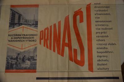 Propaganda-plakát, oboustraný 1967