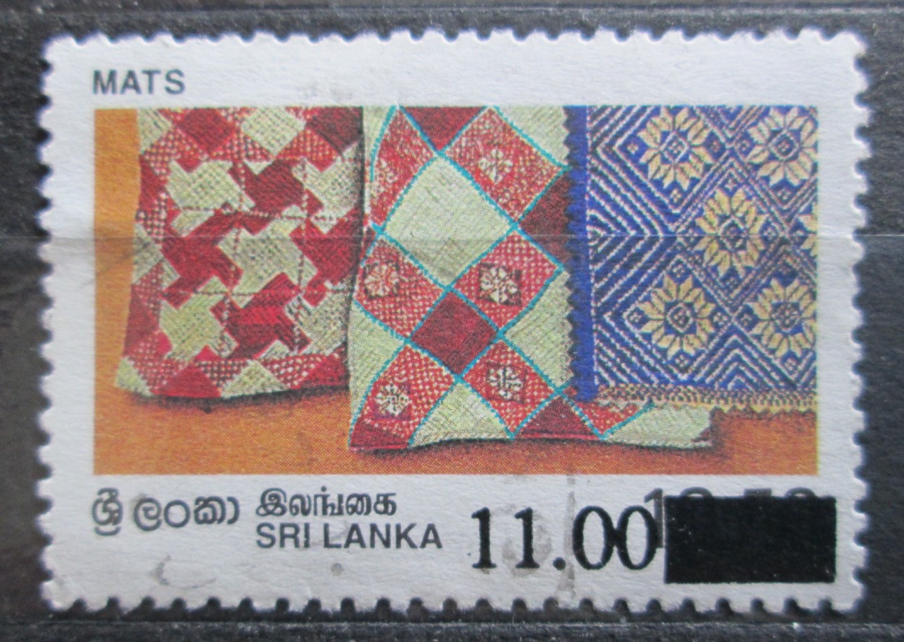 Srí Lanka 1997 Ľudové umenie pretlač Mi# 1135 Kat 4€ 1446 - Filatelia