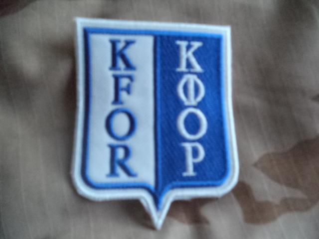 Nášivka ačr zahraniční mise KFOR KOSOVO - Sběratelství