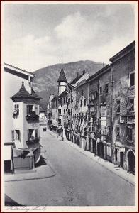 Rattenberg * ulice, domy, část města, Tirol, Alpy * Rakousko * Z1239