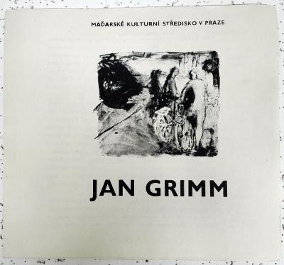 JAN GRIMM - pozvánka (1979)