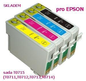 Náplně T0715 pro Epson (T0711,T0712,T0713,T0714) 