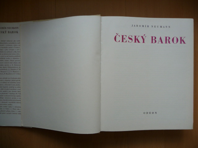 Český Barok - Jaromír Neumann - ODEON 1974 - Knihy