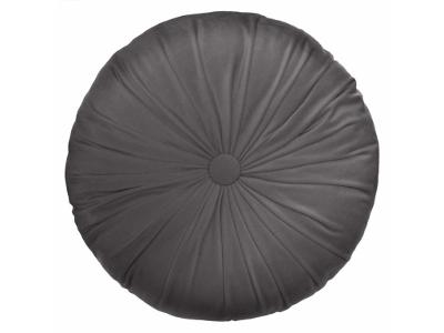 Polštář dekorační DOLCE, tmavě šedá barva, 40 cm