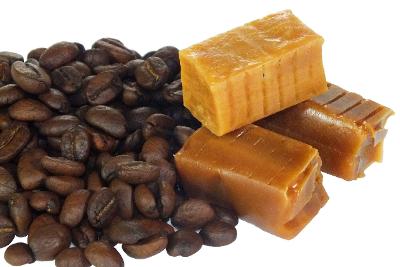 KÁVOVÁ TOFFEE Arabica kávové zrná ochutené 100 gramov 