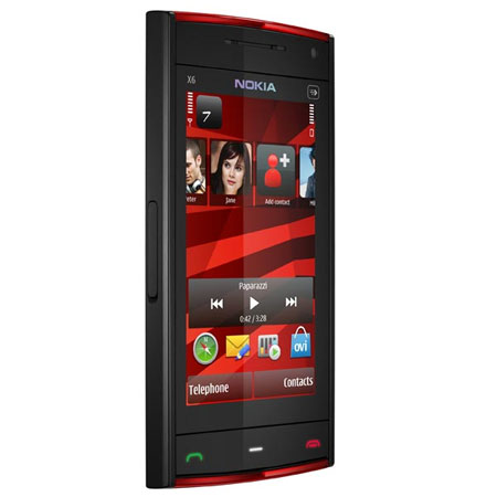 NOKIA X6 16GB Red - Mobily a smart elektronika