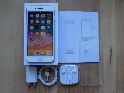 APPLE iPhone 7 PLUS 128GB Silver - ZÁRUKA - PĚKNÝ STAV !!