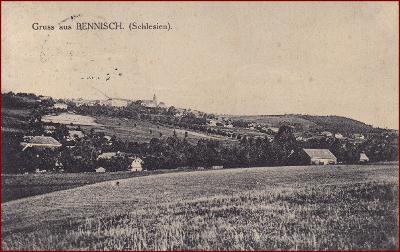 Horní Benešov (Bennisch) * pohled na město * Bruntál * M429