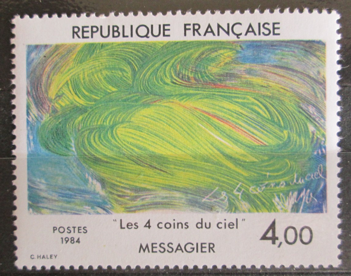 Francúzsko 1984 Umenie, Jean Messagier Mi# 2433 0890 - Známky