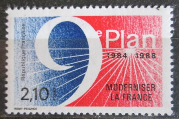 Francie 1984 Pětiletý plán modernizace Mi# 2475 0895