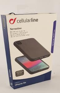 CellularLine silikonový kryt SENSATION pro iPhone XR, černá  