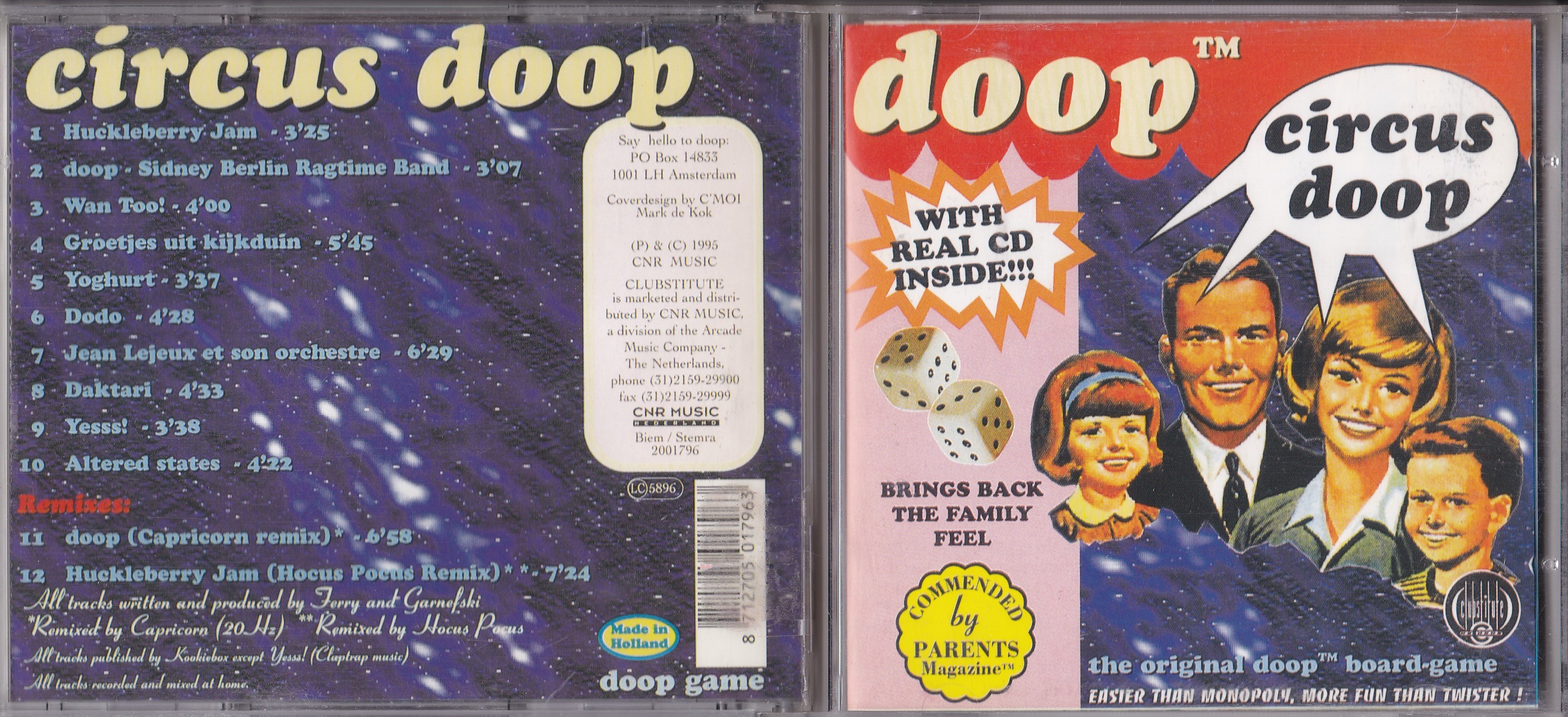 DOOP - CIRCUS DOOP (1995) NOVÉ akce - Hudba