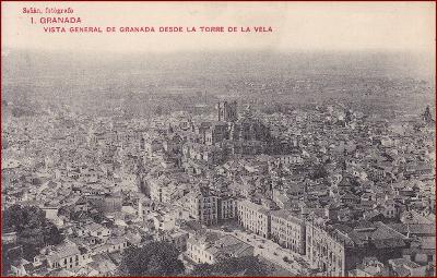 Granada * celkový pohled na město * Španělsko * Z2056