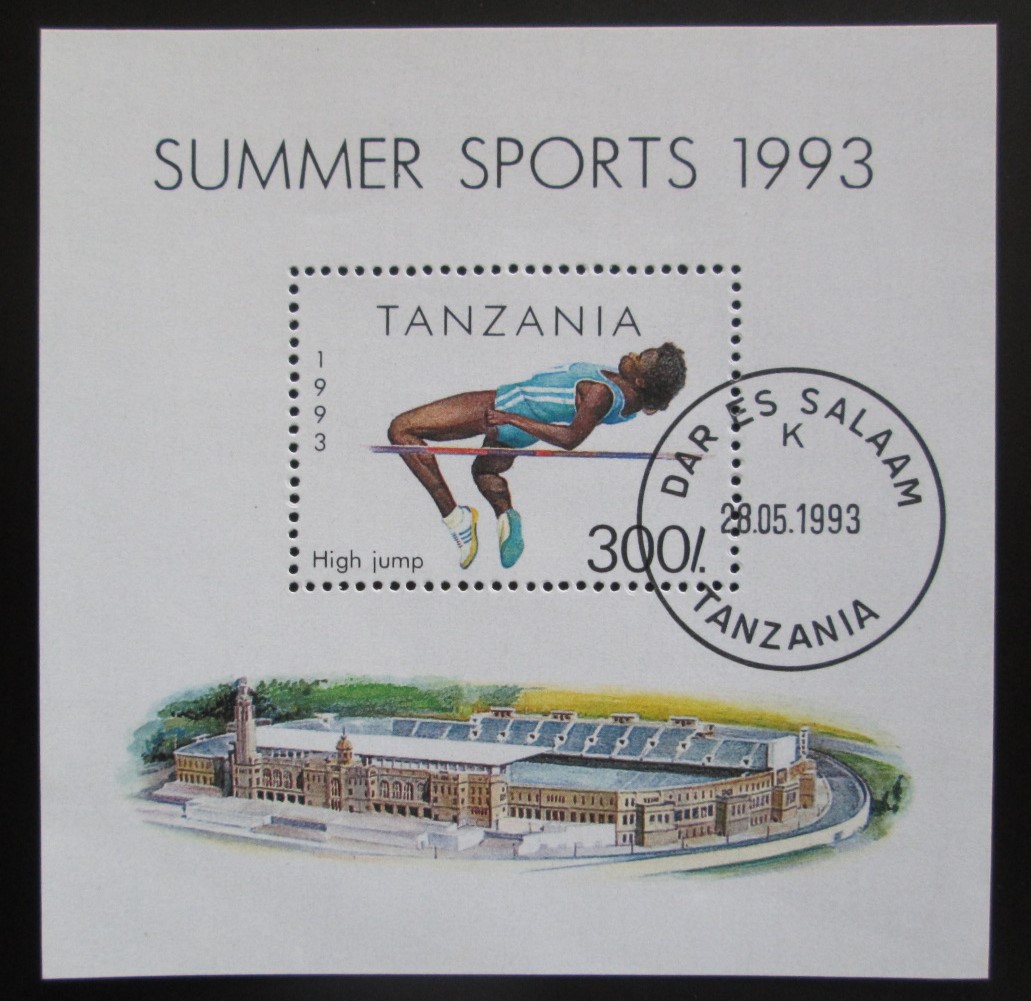 Tanzánia 1993 Skok do výšky Mi# Block 212 0990A - Známky