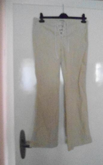 béžové manšestráky kalhoty Timeout 36 - Dámské oblečení