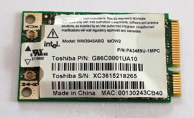 Wifi modul WM3945ABG MOW2 z Toshiba Satellite A100-593