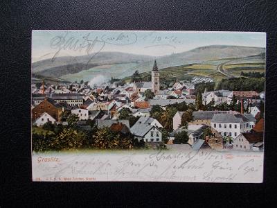 Karlovy Vary Sokolov Kraslice Graslitz Krušné Hory Erzgebirge panoram