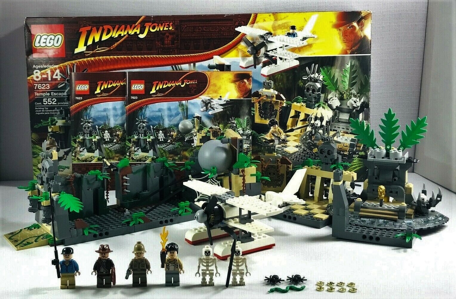 ventilador Escándalo compuesto Lego 7623 Indiana Jones, Útěk z chrámu s původní krabicí | Aukro