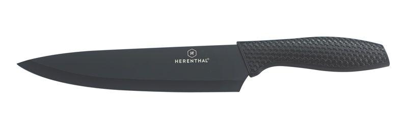 Široký nůž na maso, ručně broušená ocel, čepel dlouhá 20cm, NB060