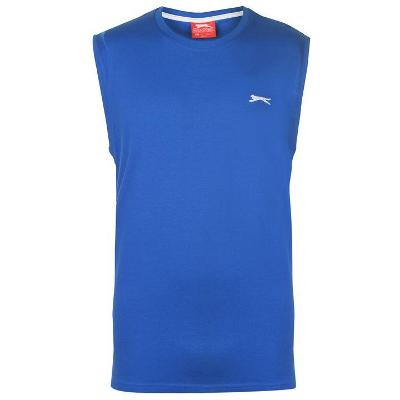 Modré tričko bez rukávů Slazenger, velikost XXXL (3XL)