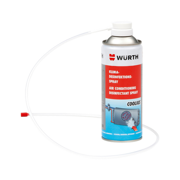 WÜRTH DEZINFEKČNÍ SPREJ PRO KLIMA 300 ML + Stříkací hadička - Auto-moto