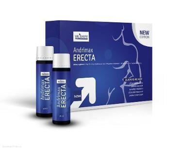 Andrimax ERECTA 5X25ML Unikátní produkt pro muže pro podporu erekce