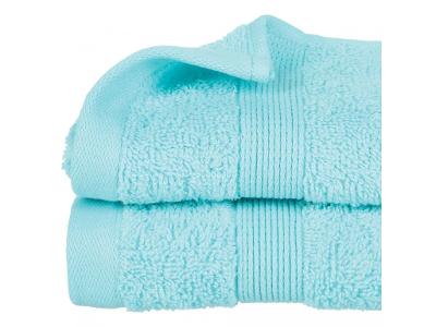 Bavlněný ručník na ruce v odstínu aqua