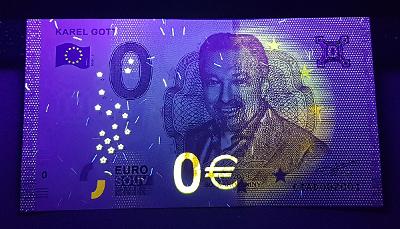 EUROBANKOVKA KAREL GOTT 2019 ● 0 EURO ● UNC (ČR)