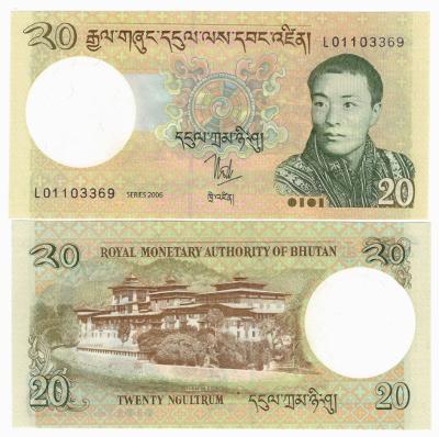 Bhután 20 Ngultrum 2006 - UNC - Pick 30a