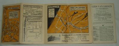 Mapa Leiden - staré reklamy 