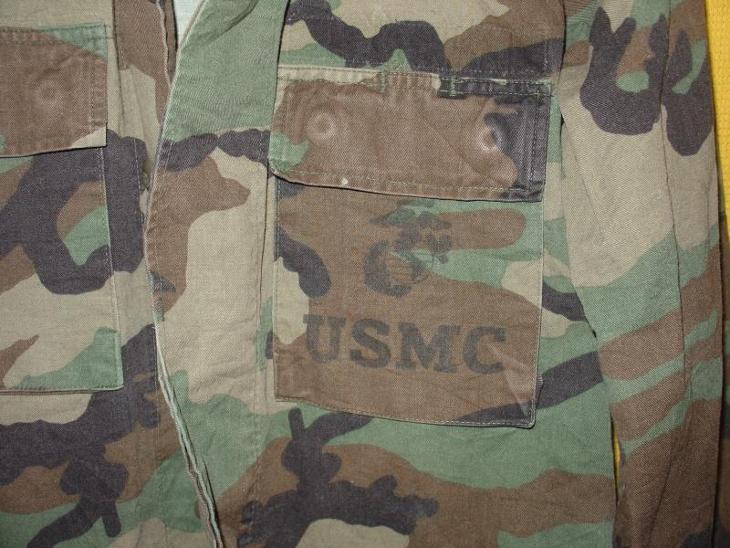 Originál US Army USMC Marine blůza woodland Small