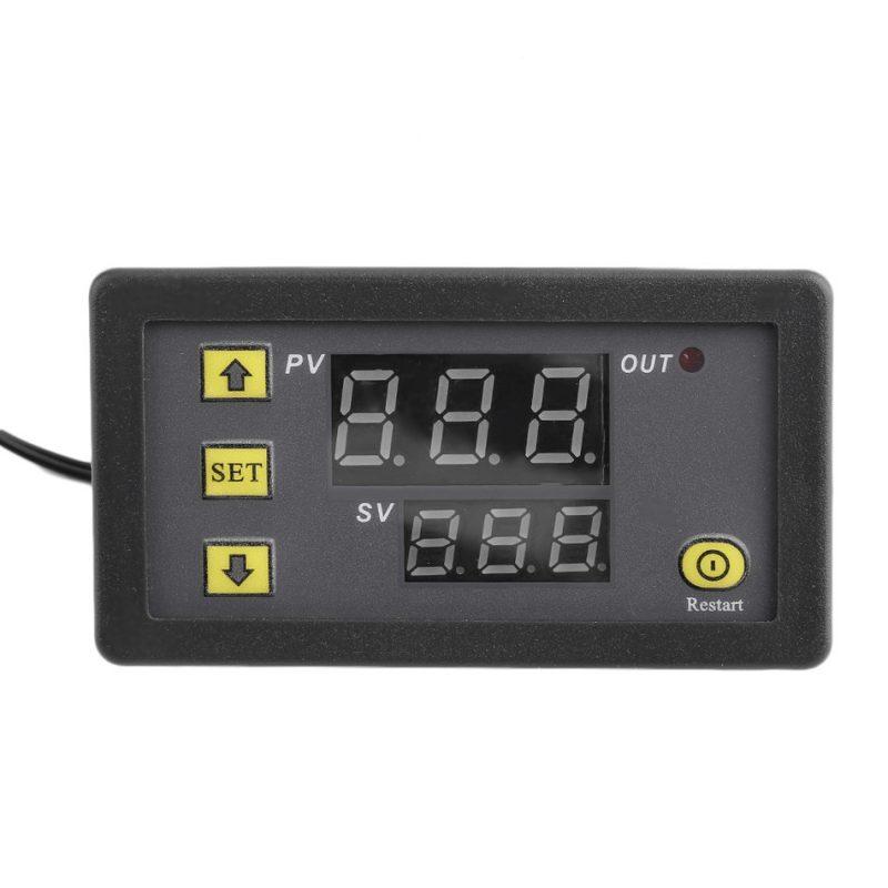 Digitální termostat panelový LCD 12V/220V W3230 - Stavebniny