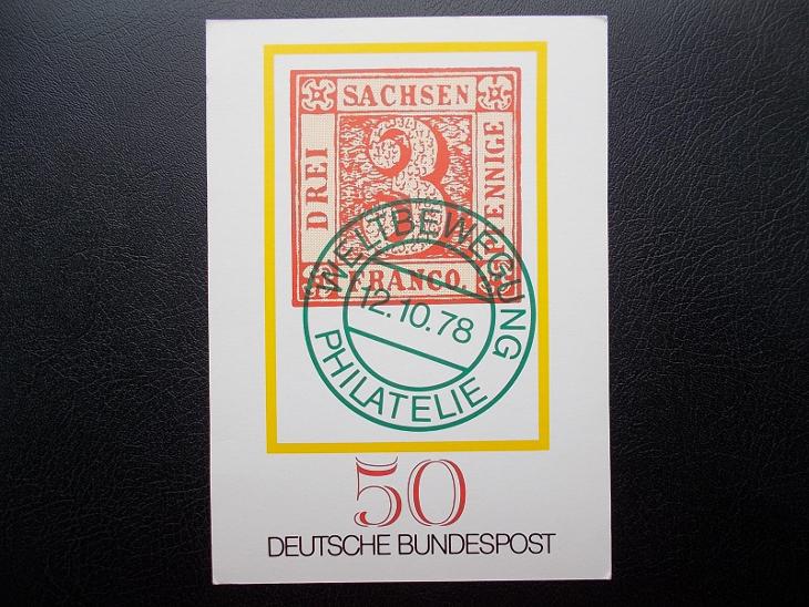 Celina  50. let výročí pošta korespondenční lístek pohled Německo NSR 