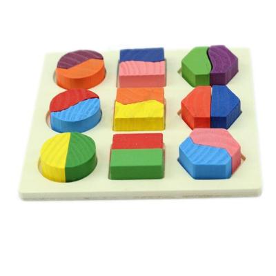 Dětské dřevěné puzzle naučná hra vkládačka 0449