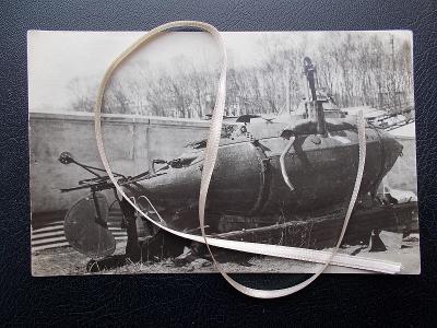 Rarita RU armáda technika námořník ponorka mini podvodní loď foto pohl