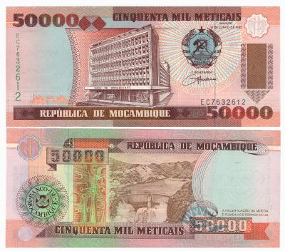 Mozambik 50.000 Meticais 1993 UNC - Pick 138