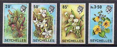 Sejšely-Flóra 1970**  Mi.282-285 / 12 € - Známky