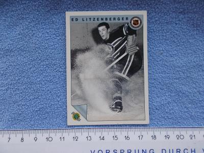 Stará reklamní kartička karta hokej USA Chicago Illinois Litzenberger