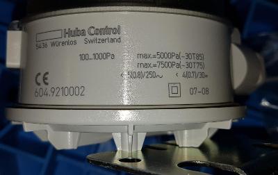 HUBA CONTROL H604 100...1000Pa - spínač diferenčního tlaku (1-10mbar) 