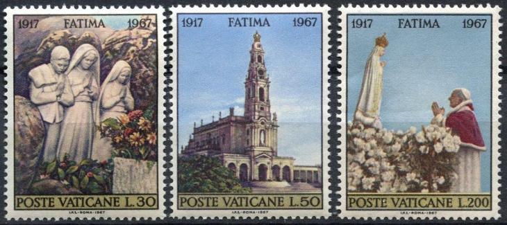 Vatikán 1967 Fátima Mi# 528-30 1164 - Známky