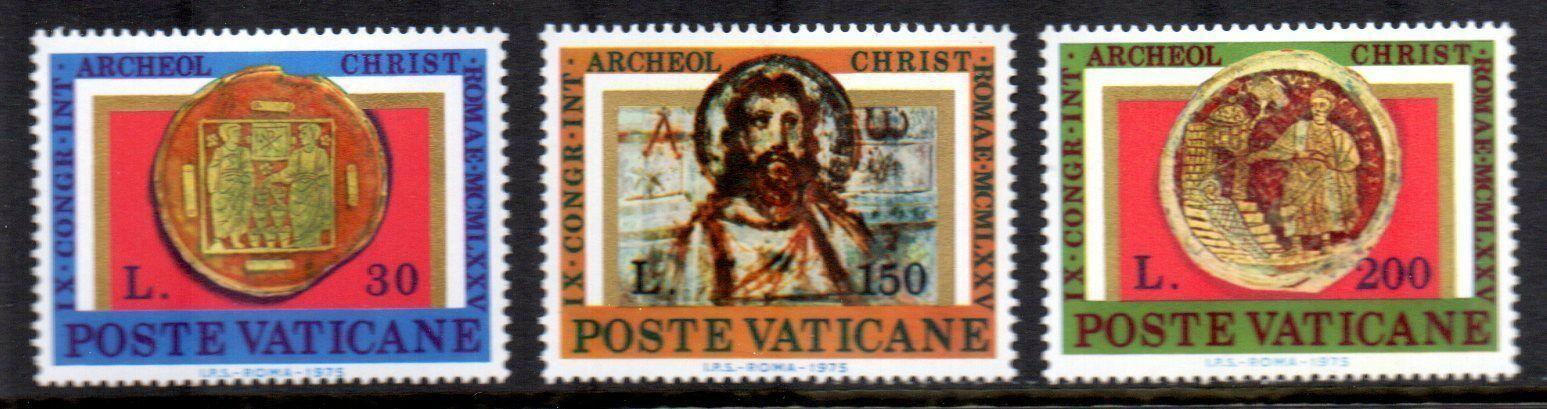 Vatikán 1975 Kongres křesťanské archeologie Mi# 664-66 1168 - Známky