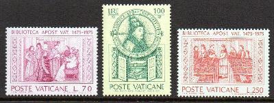 Vatikán 1975 Vatikánská knihovna, 500. výročí Mi# 667-69 1168