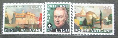 Vatikán 1975 Pavel od Kříže Mi# 672-74 1168