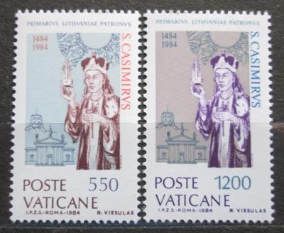 Vatikán 1984 Svatý Kazimír, polský princ Mi# 846-47 1172