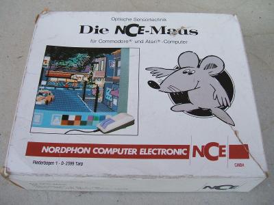 Die NCE-Maus - raritní vintage myš pro Commodore/Atari !!!