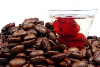 Kávové čerešne v rume zrnková 100g