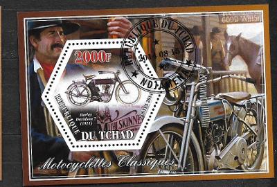 Čad 2014 - Klasické motocykly - Harley-Davidson 7 (1911)