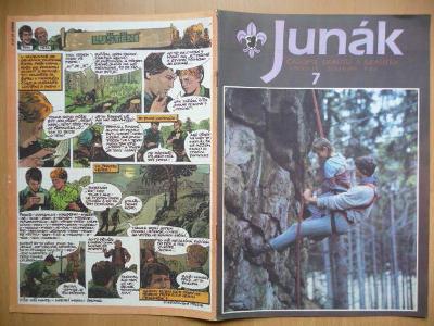 Časopis - Junák - ročník 34. - číslo 7. - Duben 1991