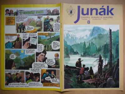 Časopis - Junák - ročník 34. - číslo 8. - Duben 1991