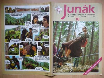 Časopis - Junák - ročník 34. - číslo 18. - Září 1991